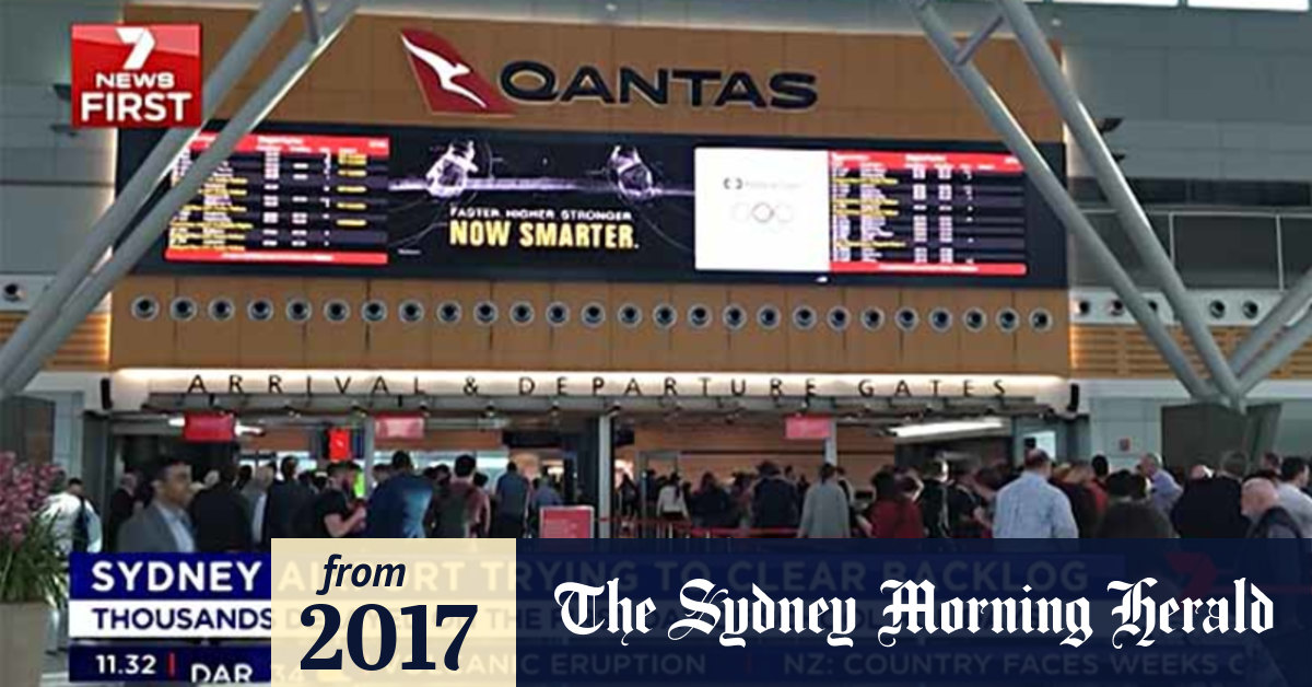 Video Flight chaos after air traffic control outage